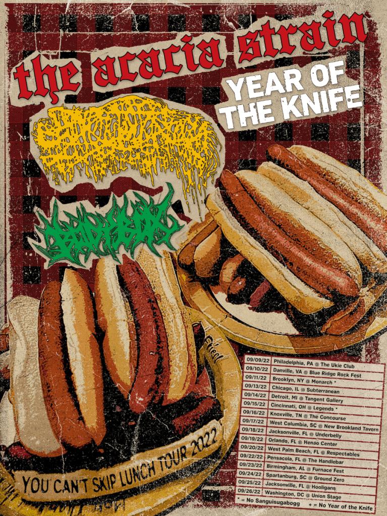 "You Can't Skip Lunch" Tour Poster with 2022 Dates